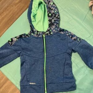OshKosh B'gosh Blue and Green Kids Hoodie